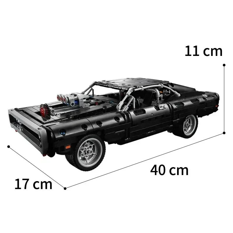 Dodge V8 Muscle Car de Toretto | Set Técnico de +1000 Pcs