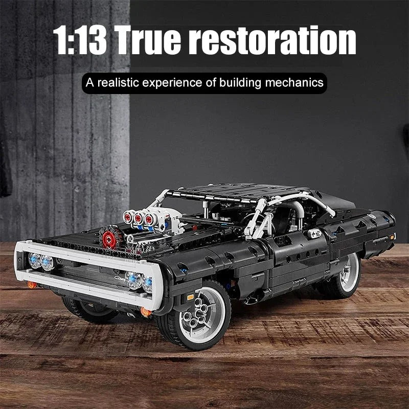 Dodge V8 Muscle Car de Toretto | Set Técnico de +1000 Pcs